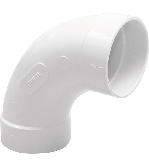 Koleno dolgo 90° Ž-Ž, PVC