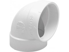 Koleno kratko 90°, PVC