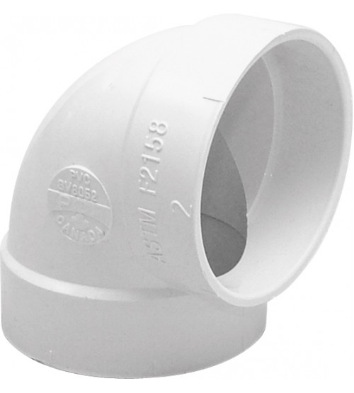 Koleno kratko 90°, PVC